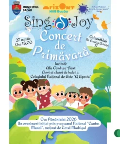 Afis concert primavara sing joy 1 – Creative Print Station Bacău