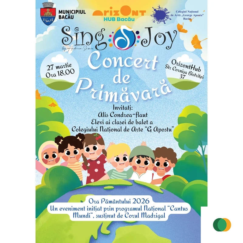 Afis concert primavara sing joy 1 – Creative Print Station Bacău