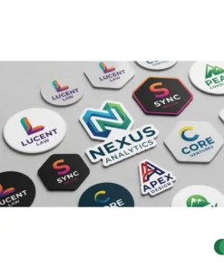 Insigne corporative bleumarin 1 – Creative Print Station Bacău