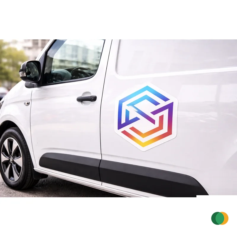 Stickere logo duba auto 1 – Creative Print Station Bacău