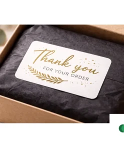Stickere thank you cutie kraft 1 – Creative Print Station Bacău